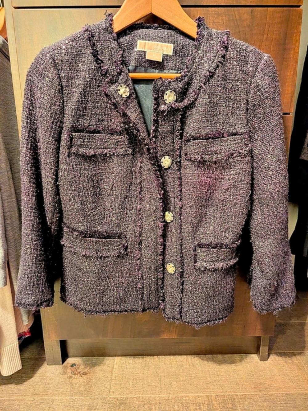 Michael Kors Tweed Blazer In Size 2